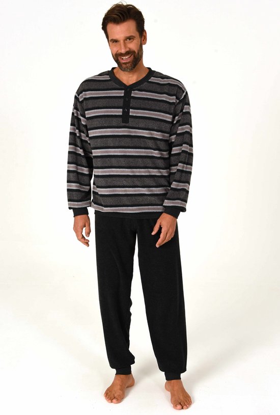 Normann badstof heren pyjama 22310193768 Grijs M 50 bol