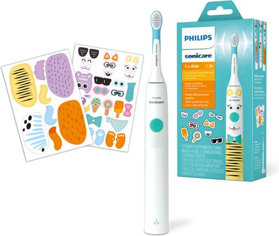 Philips Sonicare For Kids - HX3601/01 - Elektrische Tandenborstel - Voor Kinderen Vanaf 3 Jaar - Philips