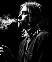 Kurt Cobain Poster | Zwart Wit Poster | Kurt Cobain Abstract | Nirvana Poster | Wanddecoratie | Muurposter | 51x71cm | Geschikt om in te lijsten
