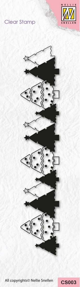 Nellie Snellen • Clear Stempel Christmas Trees