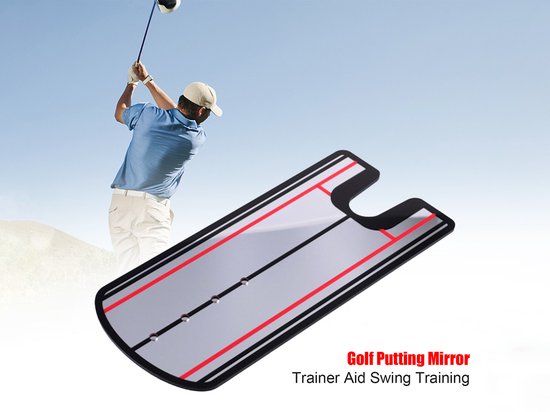 Golffmaniac - Golf putter spiegel - practice - golf slag - golf swing accessoire - training - oefenspiegel - putting skills van Golffmaniac — afbeelding 3