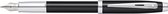 Sheaffer vulpen 100 - E9338 - M - Glossy black lacquer chrome plated - SF-E0933853