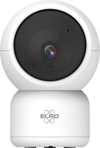 Caméra de sécurité IP Wifi intérieure ELRO CI5000 avec détecteur de mouvement et vision nocturne - Caméra de sécurité Full HD 1080P avec sirène