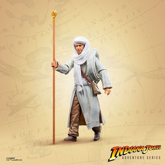 Indiana Jones Adventure Series Action Figure Indiana Jones (Map Room) (Raiders of the Lost Ark) 15 cm