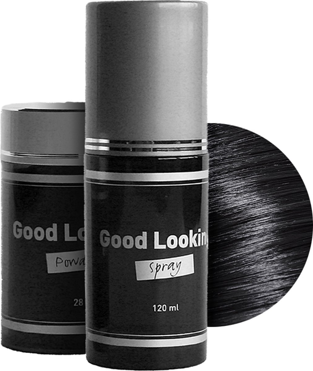 Good Looking-1 Spray + 1 Powder-Black