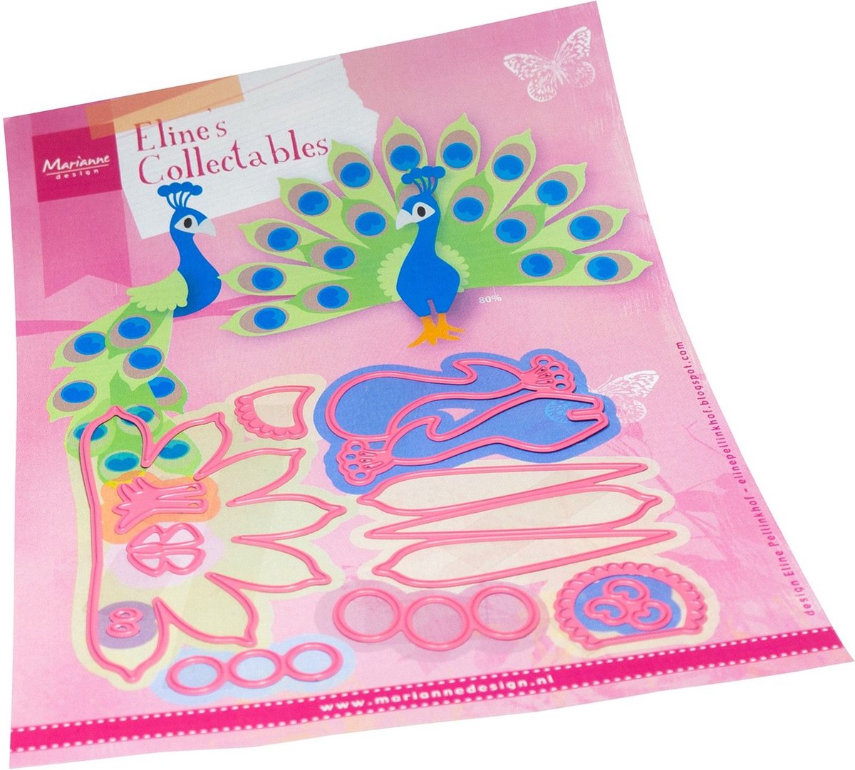 Marianne Design • Collectable Eline's peacock