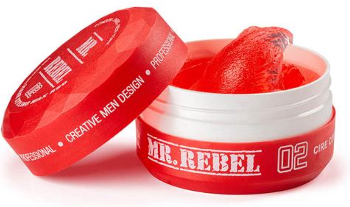 Mr.Rebel - Hair styling wax - 02 Red