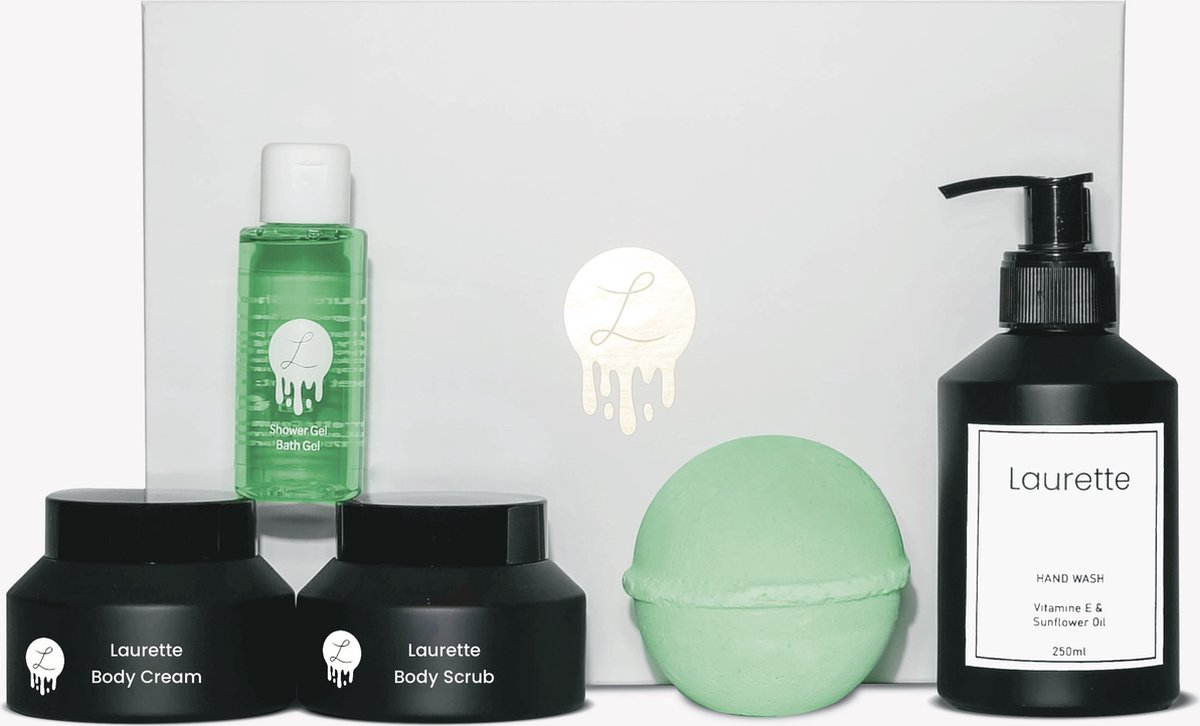 Goedkoopste Laurette Self Care Routine - Eucalyptus - Large Gift Set - 760g