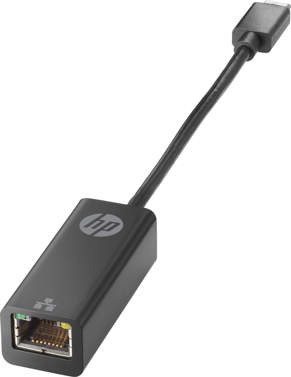 HP USB Type-C to RJ45 Adapter USB Type-C RJ-45 Zwart