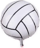 Folieballon Volleybal 45x45 - Sport - Ballon - EK - WK - Nederlands elftal - Voetbal - Rugby - Golfbal - Softbal - Volleybal - Helium - Leeg - Themafeest - Opening - Sporten - Kantine - Versiering - Teamsport - Teams - Winnaar - Wedstijd