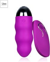 Happy Tears | Ei Vibrator | Afstandsbedienbaar | Unisex | Voor koppels | Massage | Clitoris en G-Spot Stimulatie | Anaal | 10 verschillende vibratiestanden | Seksspeeltje | Paars