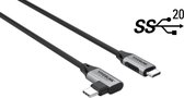 Vivolink PROUSBCMM1.2A, 1,2 m, USB C, USB C, USB 3.2 Gen 2 (3.1 Gen 2), 20000 Mbit/s, Zwart