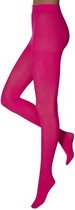 Apollo - Dames Feest Panty - Fluor Rose - 60 Denier - Maat XXL - Leggings - Legging carnaval - Carnavalskleding - Neon legging