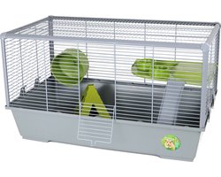 Boon ultrasterke hamsterkooi happy grijs groen 70 cm