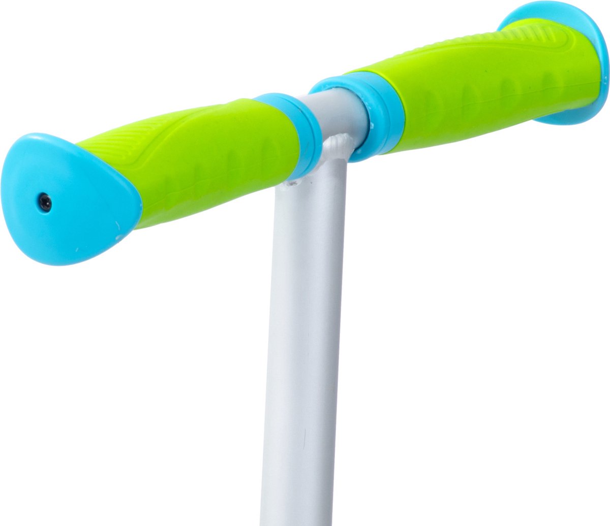 AMIGO Twister Trottinette Enfant 3 Roues - Pliable - Frein à Pied - Blauw/  Citron Vert