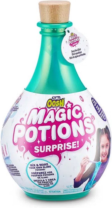 Oosh Magic Potions Surprise - Fabriquez votre eigen slime - Comprend une  baguette qui