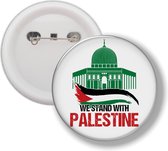 Button Met Speld - We Stand With Palestine