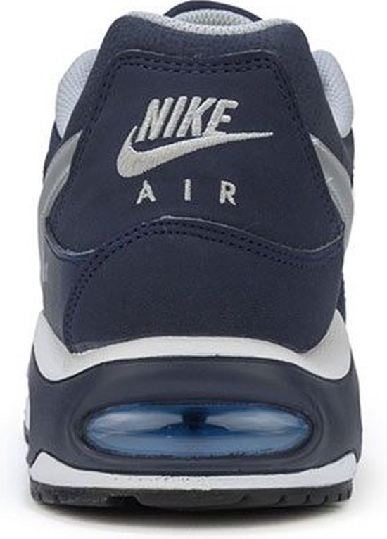 Nike Air Max Command Leather Sneakers Heren - Obsidian/Metallic Silver-Bluec - Nike