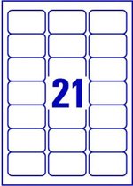 Wenskaartenkit - 12 Voorgevouwen kaarten, 21 Adresetiketten, 12 Enveloppen