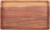 Bowls and Dishes Pure Walnut Wood | Duurzaam | Serveertray rechthoekig M 24 x 14,5 cm - walnoot hout - Moederdag tip!