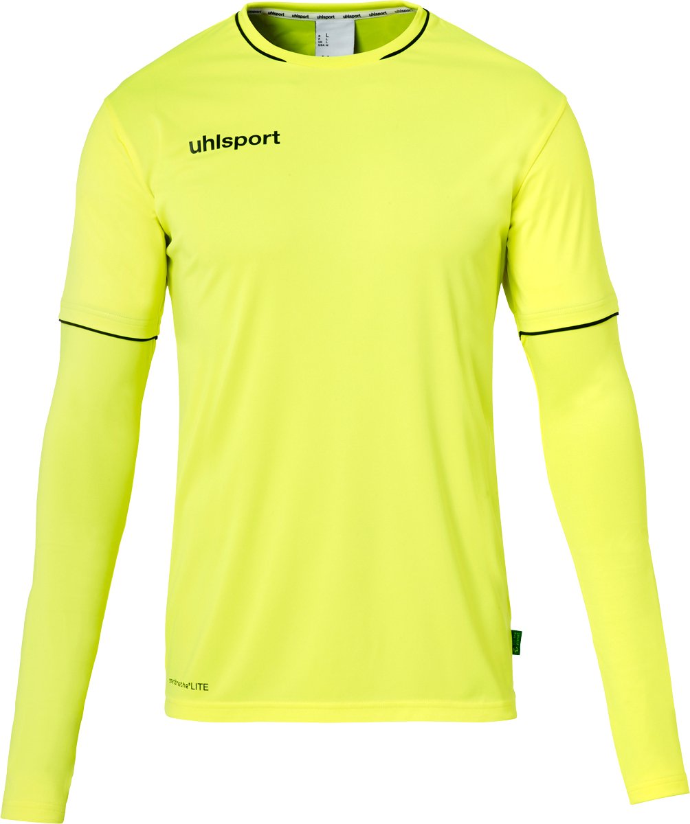 Uhlsport Save Goalkeeper Shirt Kind Fluo Geel-Zwart Maat 116