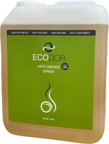 Ecodor EcoSmoke - 2500 ml - Navulcan - Tabak en rooklucht geurverwijderaar, Anti rooklucht, nicotine ontgeurder / luchtverfrisser - Ontgeuringsproduct voor rook- en brandgeuren - Vegan - Ecologisch - Ongeparfumeerd