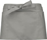 Awesome- Gifts - Tablier de restauration professionnel - Tablier de Bistro K896 - Tablier de hanche - Tablier de service - unisexe - court - 70 x 26 cm - par 10 pièces - non imprimé - Gris clair