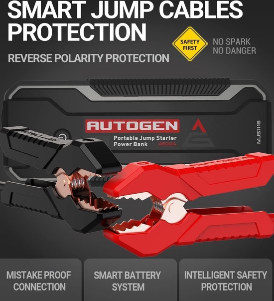 Démarreur de voiture portable Booster Batterie Voiture Lithium