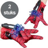 2 stuks Edmondo Web shooter - Handschoen met web - Launcher - Speelgoed voor iedere stoere man - Blaster - Masker - Geschikt om te gebruiken bij elk Spinnen verkleedpak - Actie held schiet spel - Spider launcher - Spider handschoen webshooter