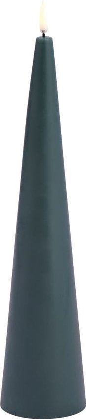 Uyuni Bougie Point LED Vert Pin - 6,8x30cm