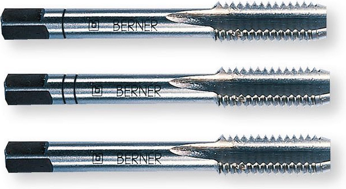 Berner Machinetap M8 Hss-g 3 Stuks (299800)