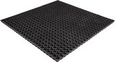 Rubber Ringmat met Gesloten bodem | | 100x100x2,2cm | Schoonloopmat