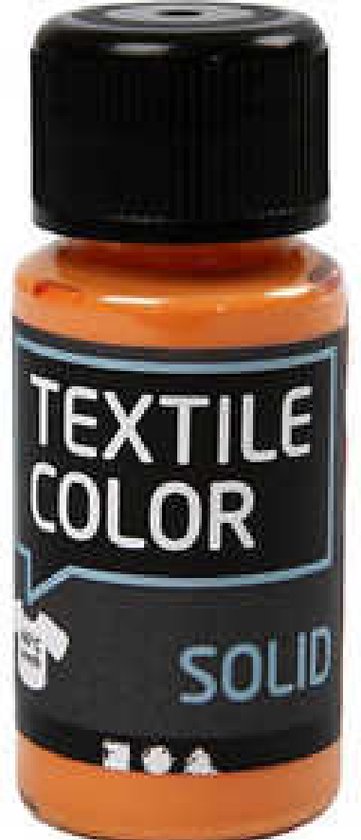 Peinture textile - Oranje - Opaque - Creotime - 50 ml