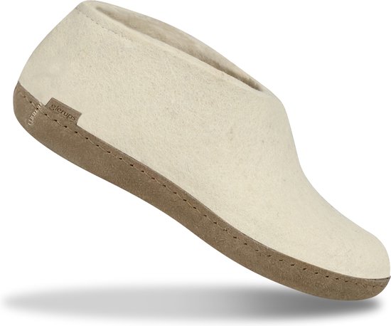 Pantoufles unisexes White Glerups A-03 - Wit - 43