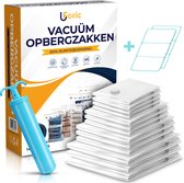 Uforic Vacuumzakken Dekbedden & Kleding - 15 Stuks / 4 Maten - Reiszakken / Vacumeerzakken - Incl. Handpomp