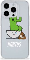 Beschermhoesje Geschikt voor iPhone 15 Pro Smartphone hoesje Cactus Poo