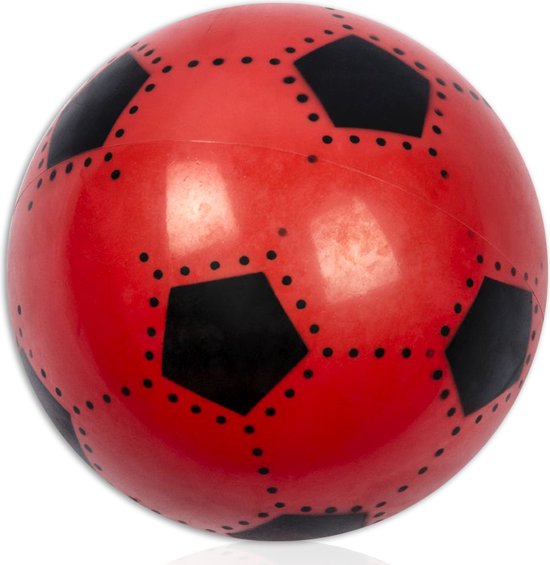 Ballon de football en plastique 4 pièces 23 cm - 90 grammes - différentes  couleurs 