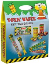 Toxic Waste Sour Candy Gift box - Super Sour - Amerikaans snoep - Sour Challenge - Populair door TikTok - Usa snoep - Snoep box - Cadeau pakket - Giftbox - Sinterklaas en kerst cadeau