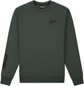 Malelions Sport Counter Sweater Dark Green Maat S