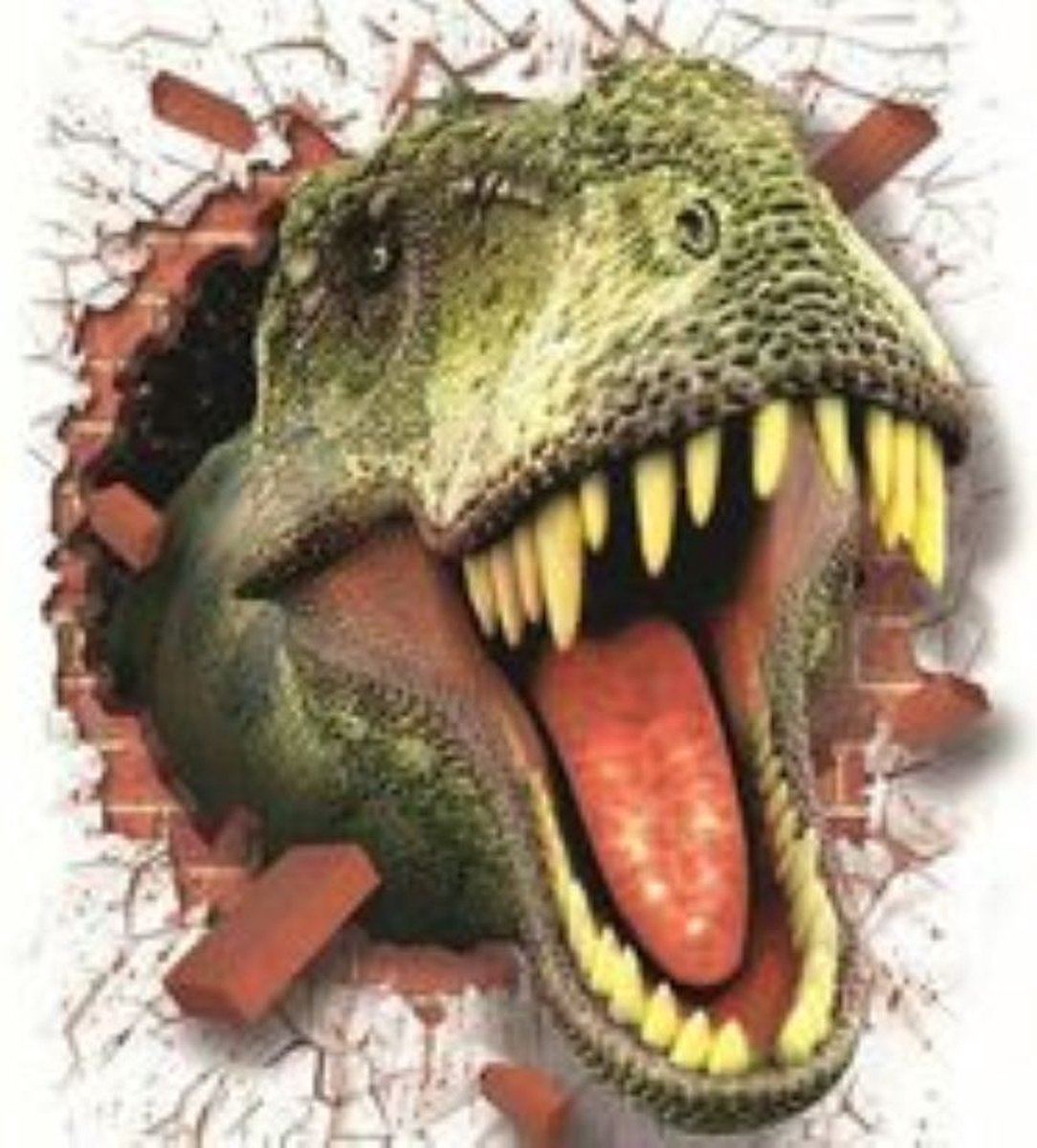 F4B Peinture de diamants T- Rex 40x50cm, Pierres rondes, Dinosaure, T  Rex, Dino