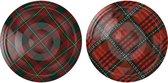 Twist-off deksel - Schotse ruit - 66mm - per 10 stuks - voor weckpotten