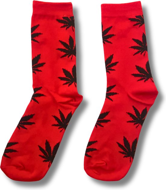 GILL'S - Wiet sokken - Cannabis sokken - Hemp Leaf Socks - Skate sokken – Hennep sokken – Wietsokken - Sokken - Feest Sokken - Maat 36-42