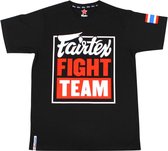 Fairtex Fight Team T-Shirt - Zwart - maat XL
