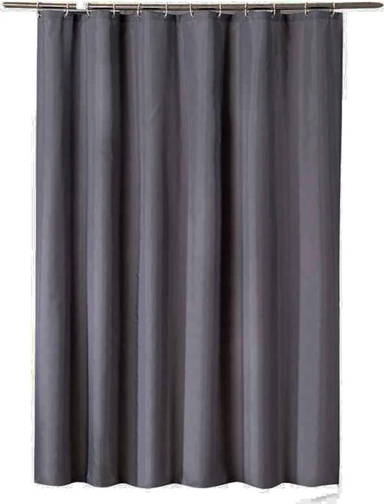 Douchegordijn 80 x 180 cm, schimmelwerend, badgordijn van polyester