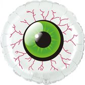 Eyeball Halloween Folieballon, 45 cm
