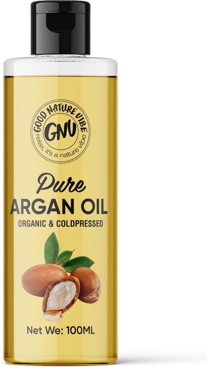 Arganolie huidolie - Puur & Koudgeperst Argan olie - Pure Argan oil voor Huid / Haar & gezicht - 100ML per verpakking