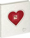 Walther Forever - Trouwalbum - 29X32 cm - 60 pagina's - Wit met Rood hart
