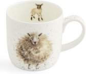 Wrendale Mok - 'Woolly Jumper' sheep Mug - Royal Worcester - Beker Schaap - Porseleinen mokken Wrendale Designs