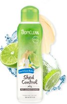 Après-shampooing TropiClean Citron Vert et Beurre de Coco pour Chiens - 355 ml