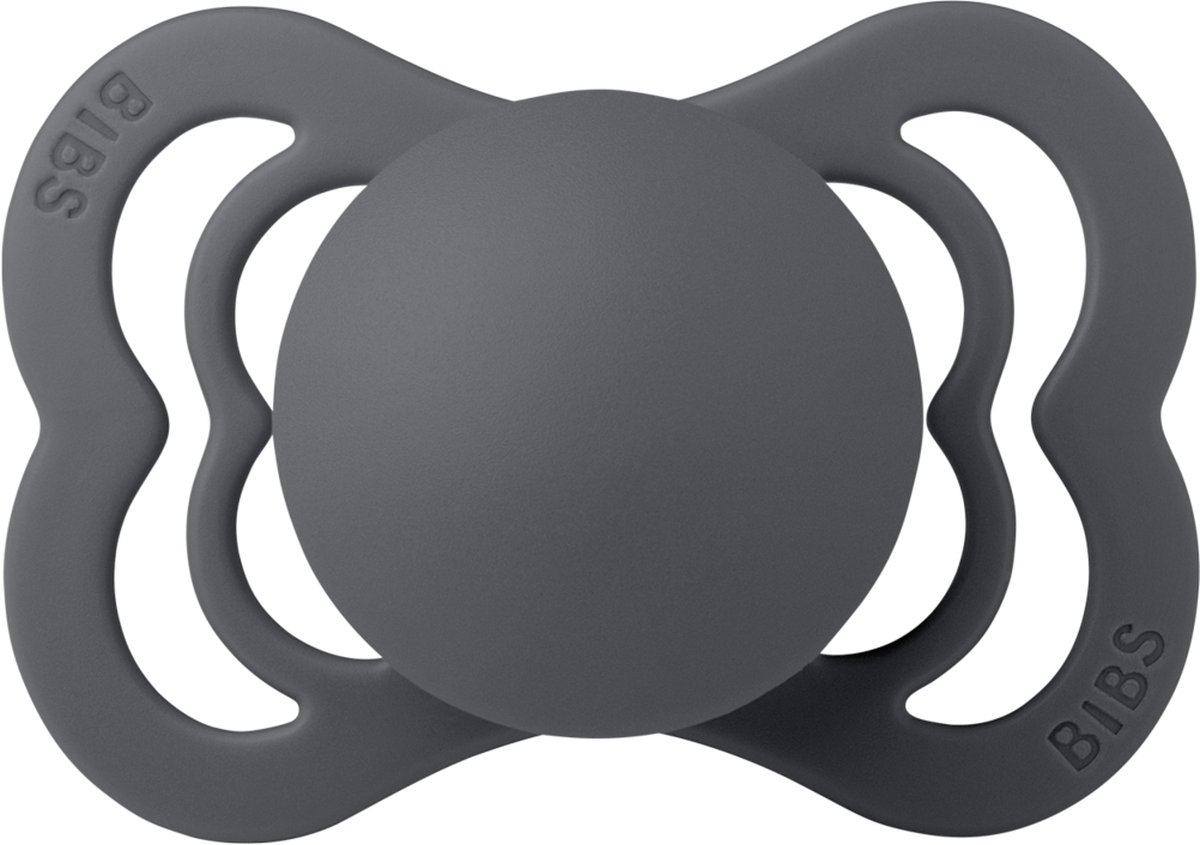 Goedkoopste BIBS Supreme Fopspeen - Maat 2 6-18 maanden - Silicone – Iron